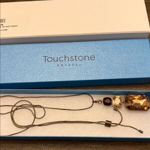 Touchstone Crystal Stack the Odds Necklace
